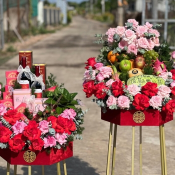 Tráp Dạm Ngõ - Tráp ăn hỏi