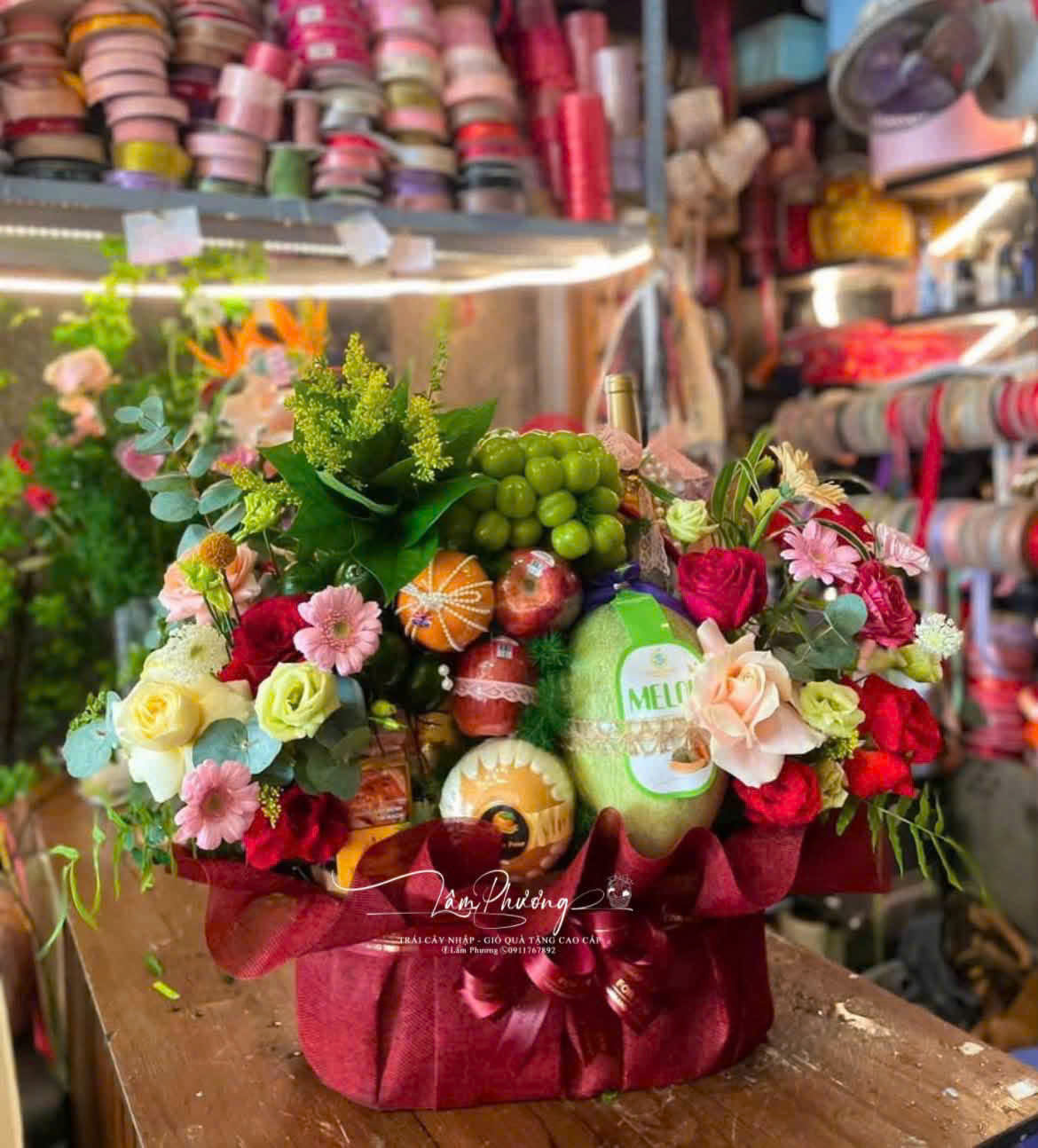giỏ trái cây 20/10 tại Vũng Tàu